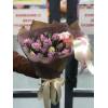 Сборный букет гиацинты и пионовидные тюльпаны R1087